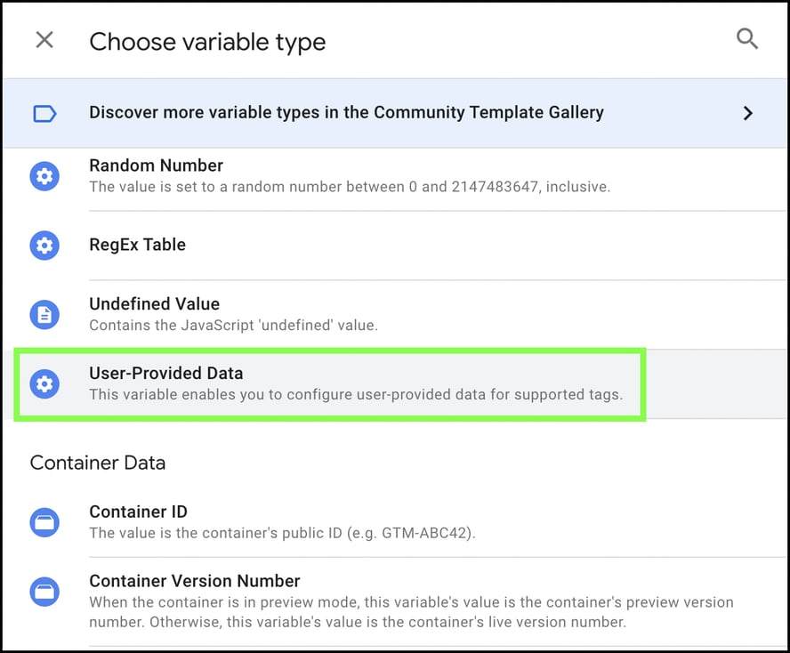 Choose Variable Type