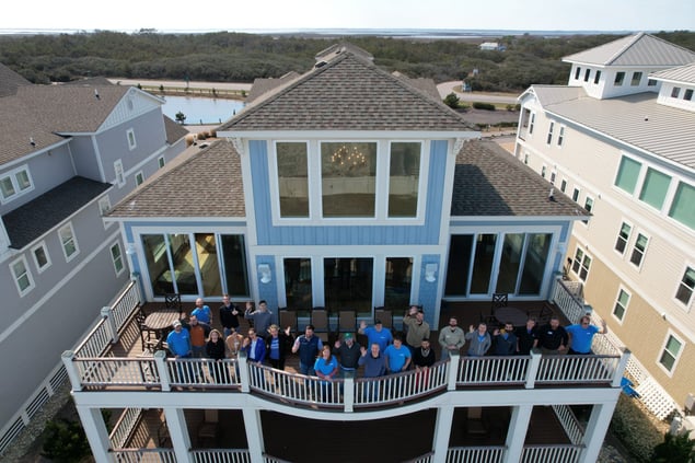 Adswerve and Twiddy boot camp experience aerial shot